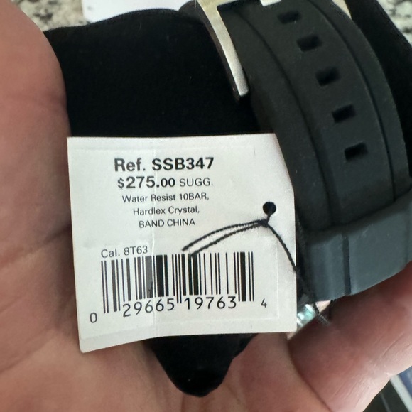 Seiko SSB347 Chronograph 10 Bar= 100 Meters Water Resistant. NWT - Picture 6 of 8